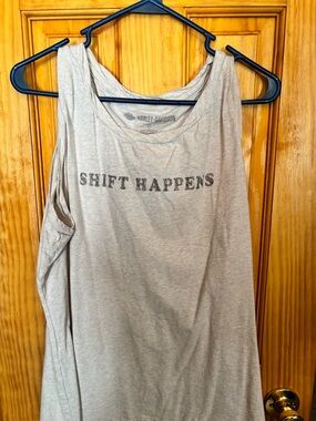 Harley-Davidson Tan 'Shift Happens' Women's Tank